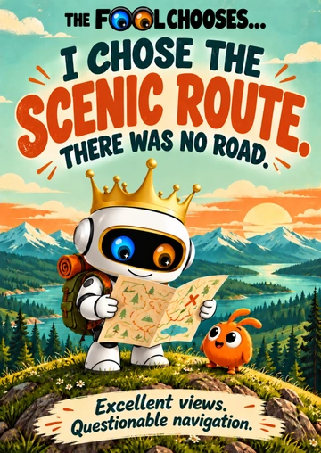 I CHOSE THE SCENIC ROUTE. THERE WAS NO ROAD. — TFC-40