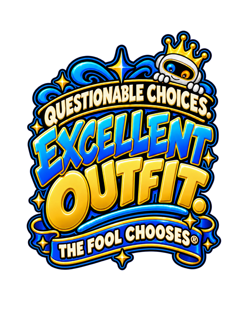 Questionable choices, excellent outfit